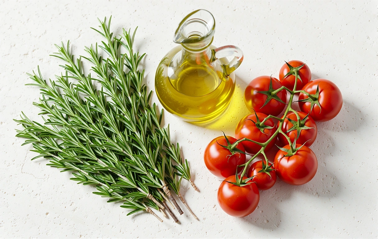 Ingredientes naturales y aceites esenciales